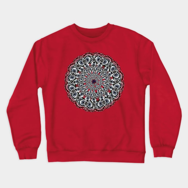 Geometric Horseshoe Crab Art Crewneck Sweatshirt by Zenferren